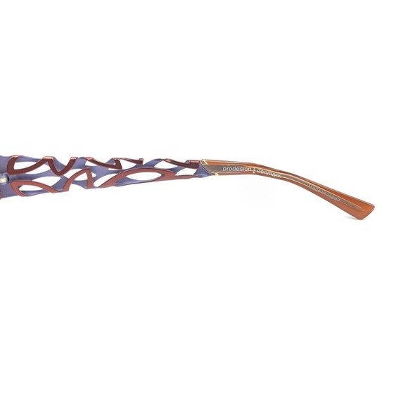 Prodesign Denmark 5616 3432 Purple Burgundy Eyeglasses Frames 51-16 135 Japan - Picture 9 of 12